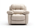 Poltrona reclinabile-Pelle sintetica-114x102x116 cm-Beige-Moderno